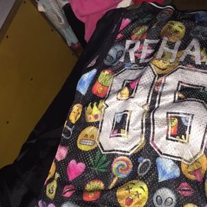 Emoji Jersey long shirt dress